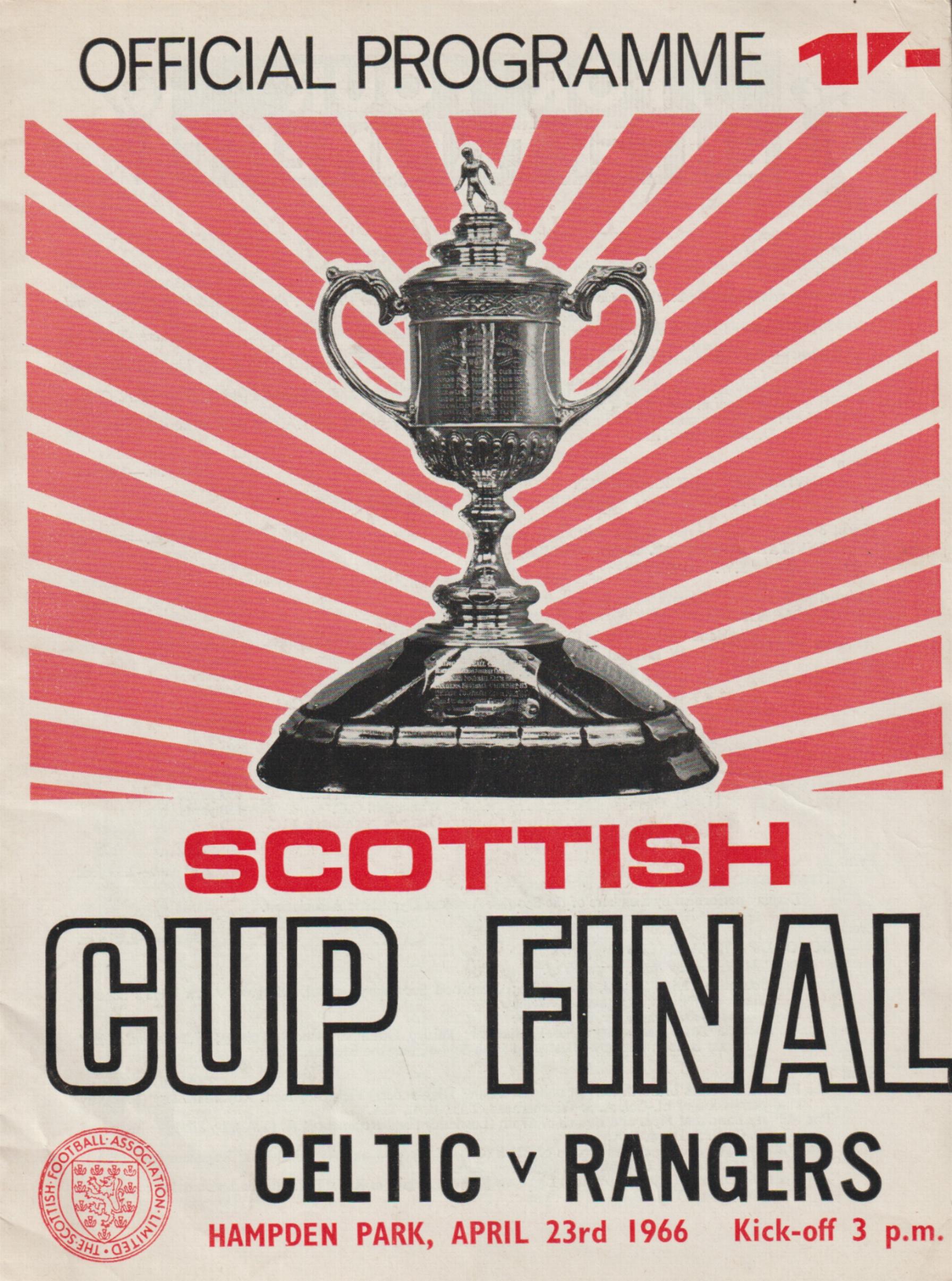 1966 SCOTTISH CUP FINAL - CELTIC v RANGERS